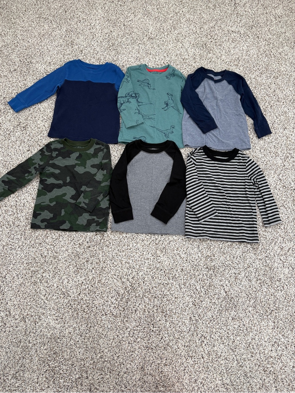 Cat & Jack Toddler Boy Long-Sleeve T-Shirt Bundle, 2T